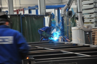 Stahlkonstruktionen Modulgebäude Container Polen