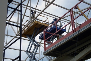 verzinkte Säulen Produktion und Montage Polen